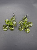 Pendientes Magnolia Verde Oliva