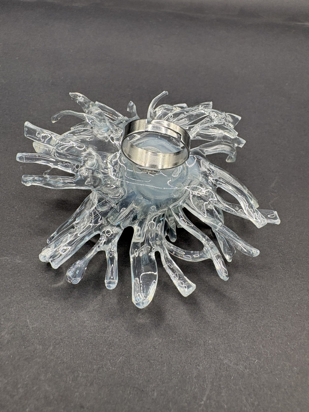 Anillo Dandelion Transparente