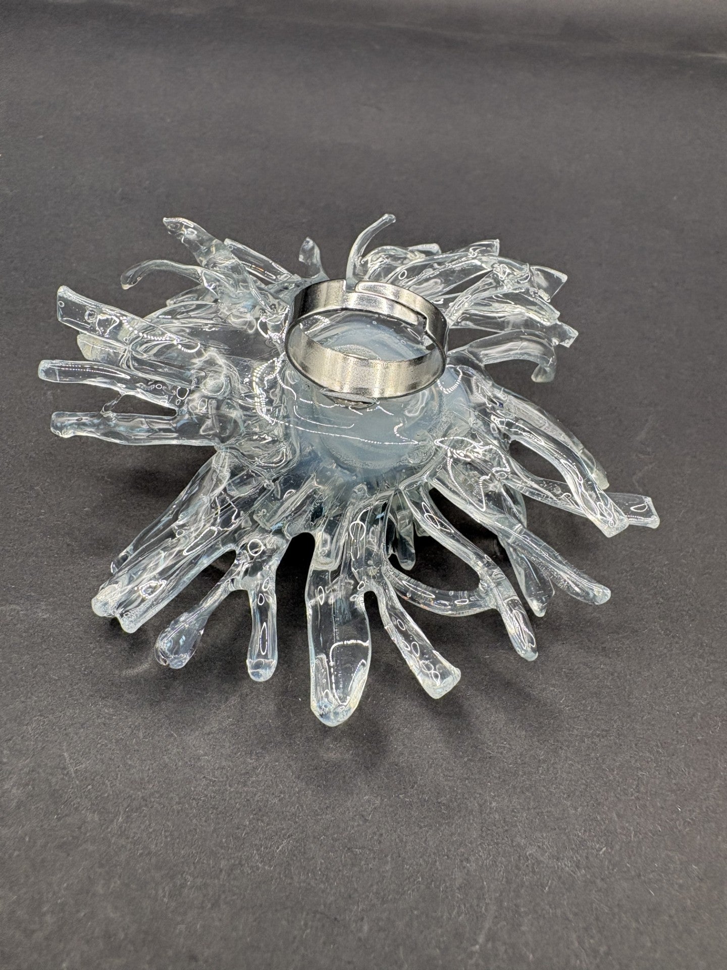 Anillo Dandelion Transparente