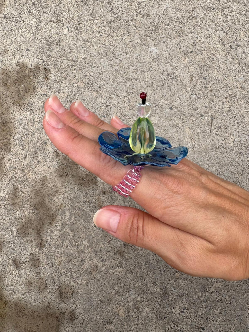 Anillo original azul