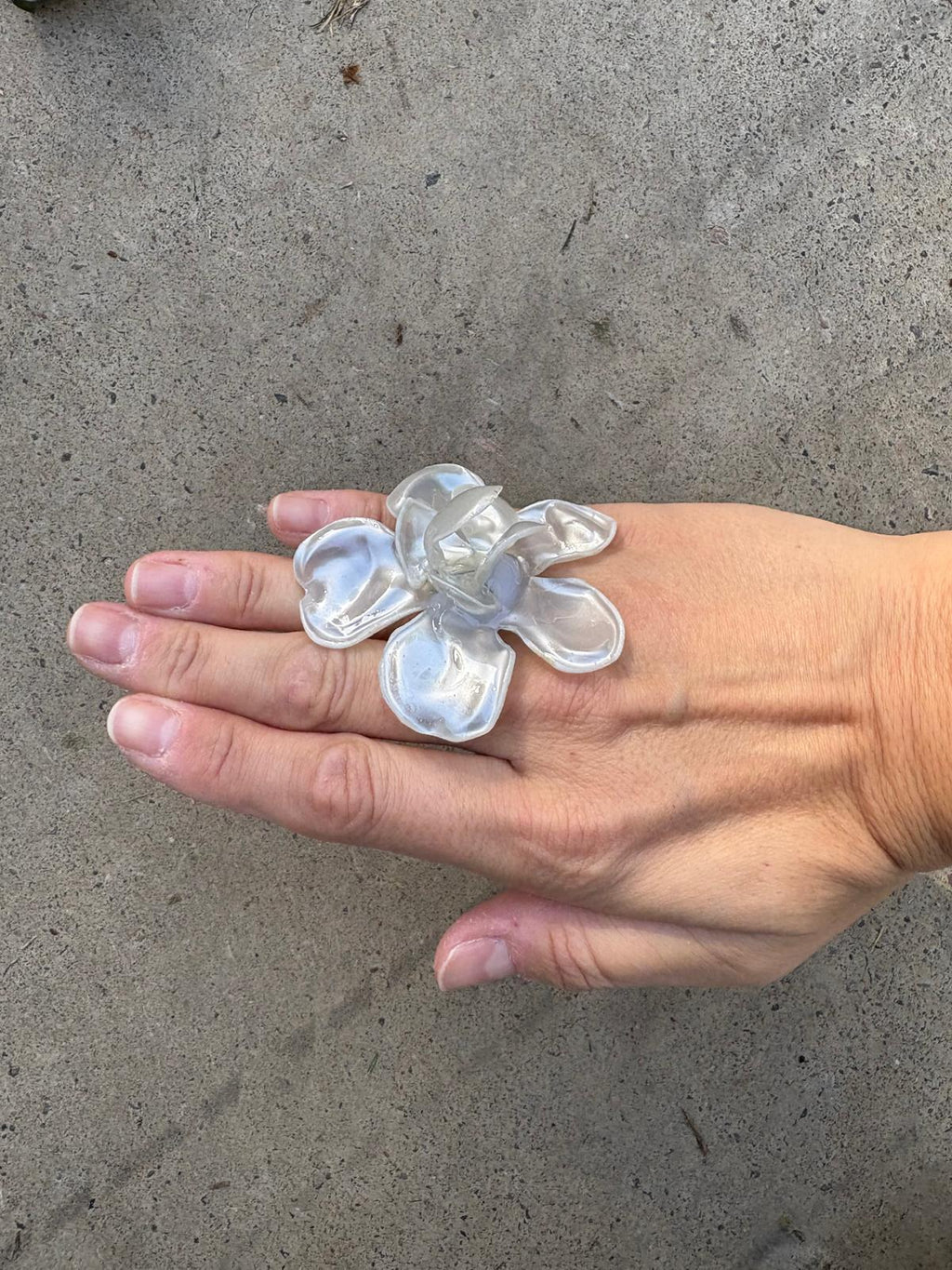 Anillo original color perla