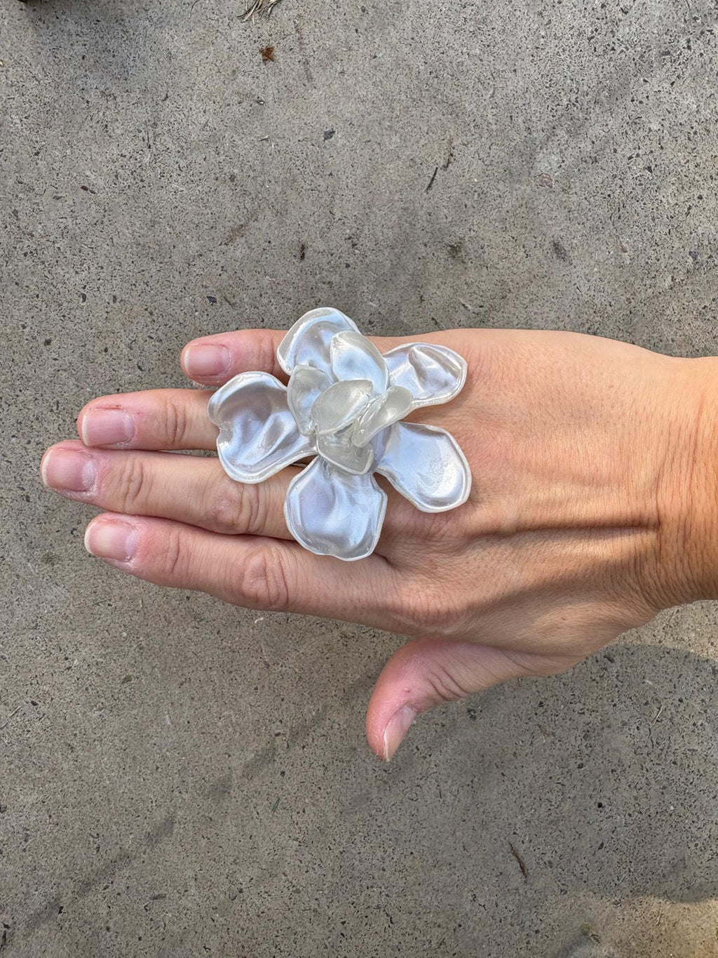 Anillo original color perla