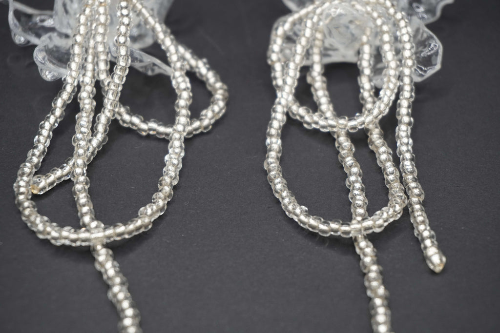 Pendientes Amaranto Transparentes