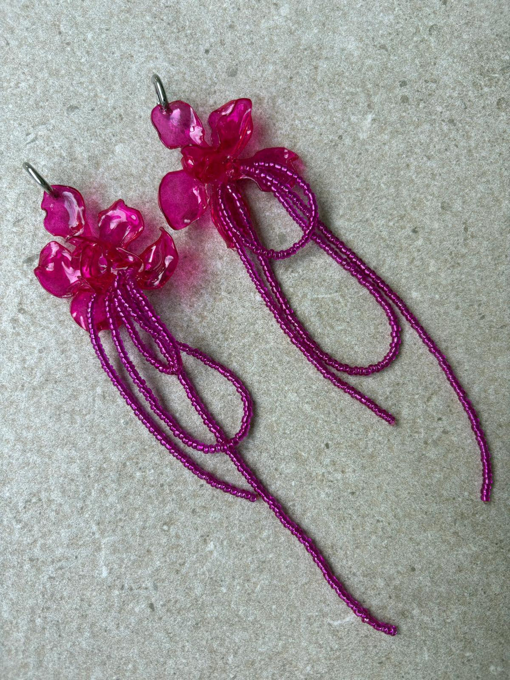 Pendientes_flor_fucsya