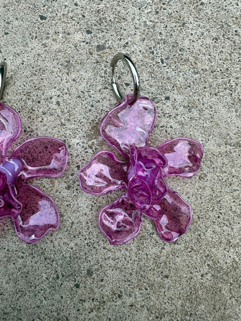 Pendientes Magnolia Rosa