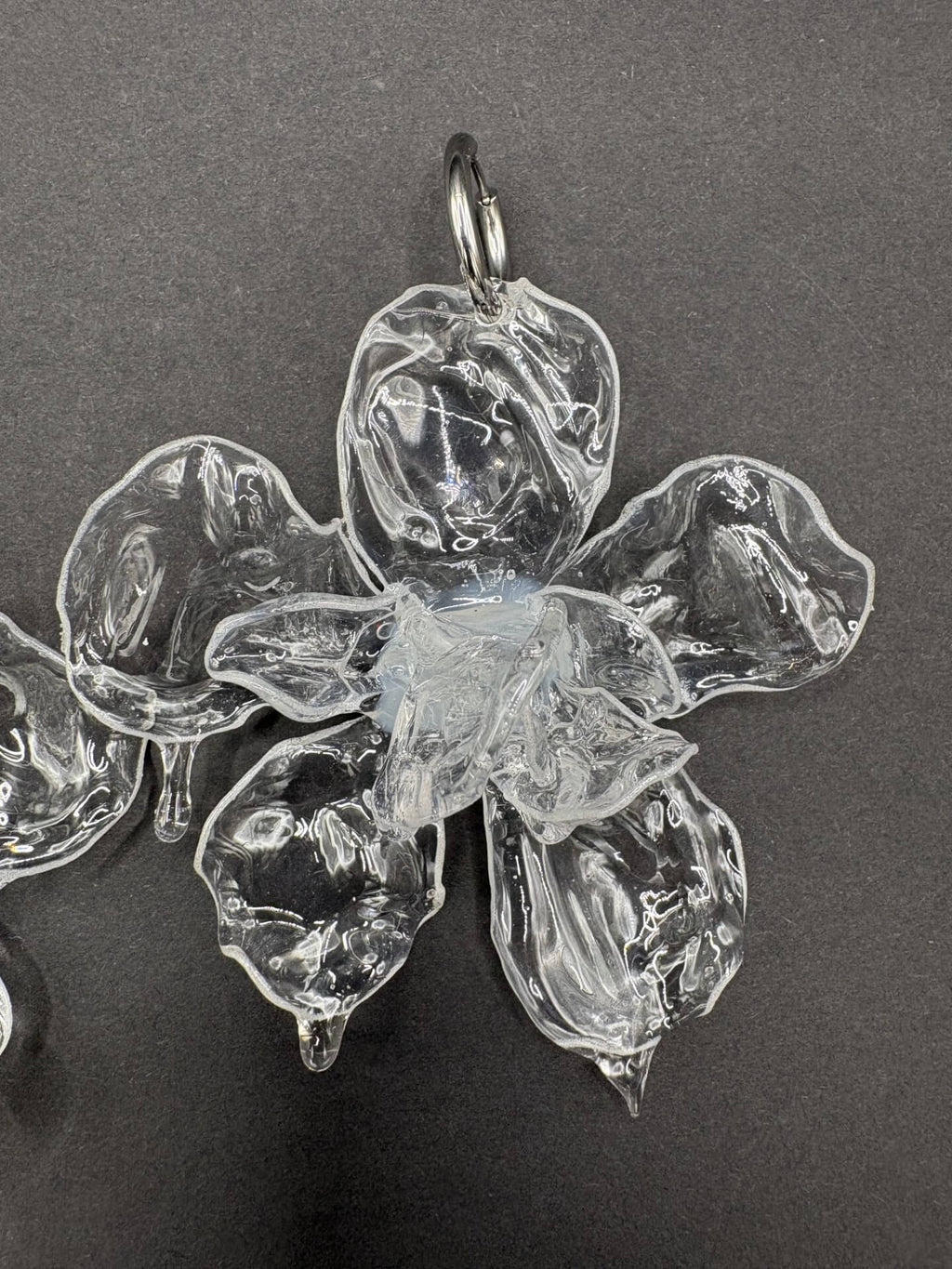 Pendientes XL transparente