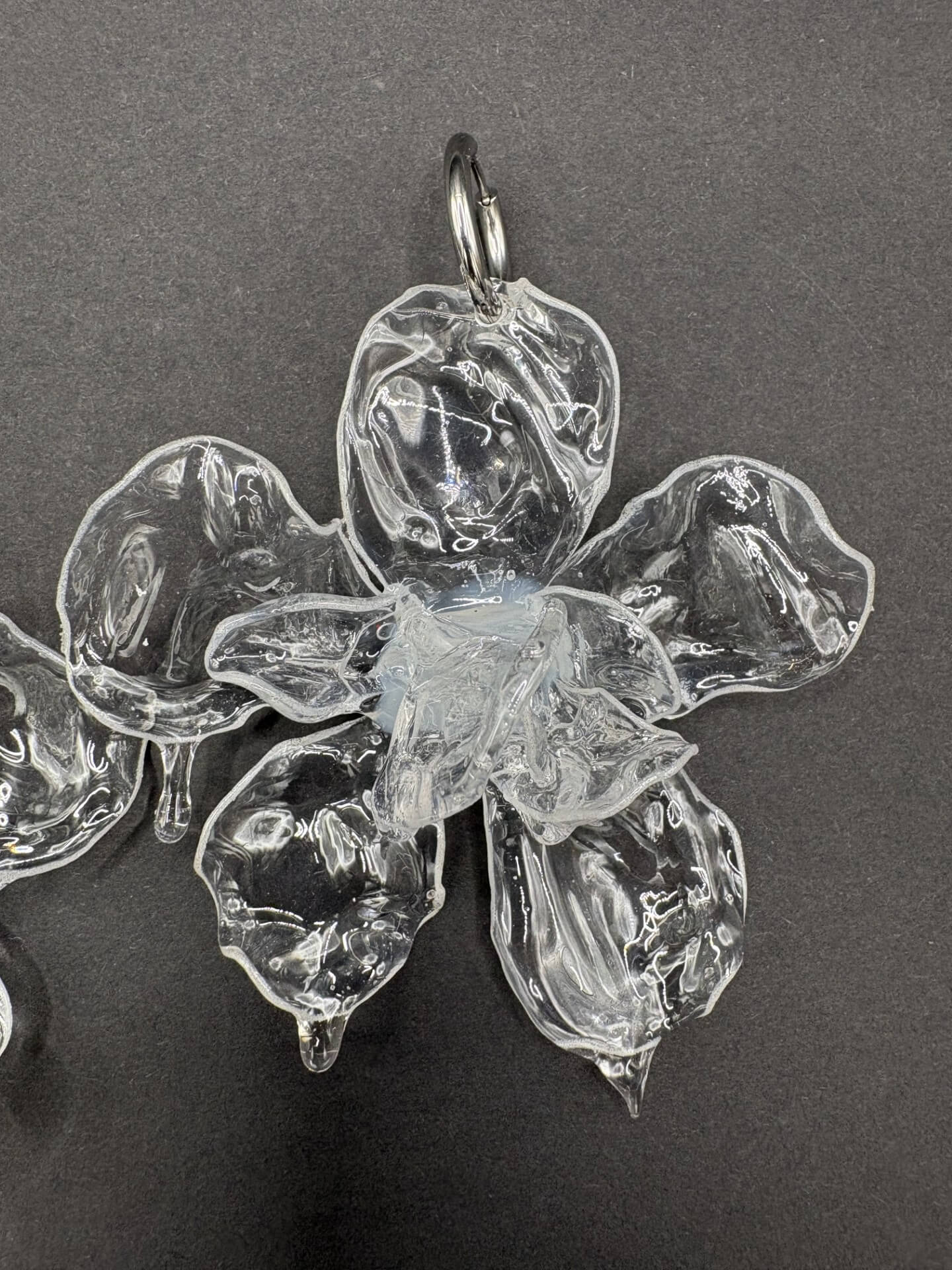 Pendientes XL transparente