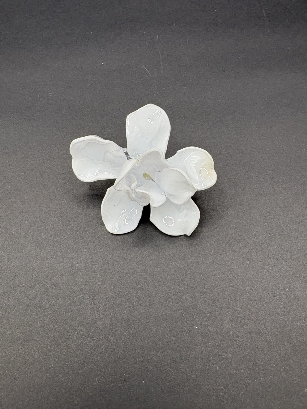 Anillo Magnolia Blanco Opaco