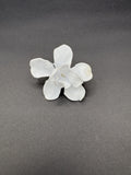 Anillo Magnolia Blanco Opaco