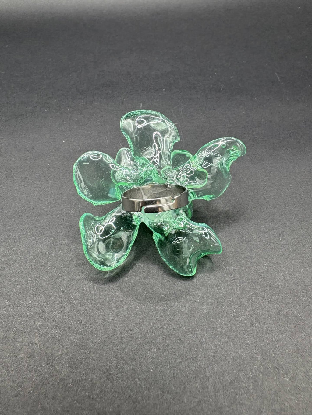 Anillo Magnolia Aguamarina