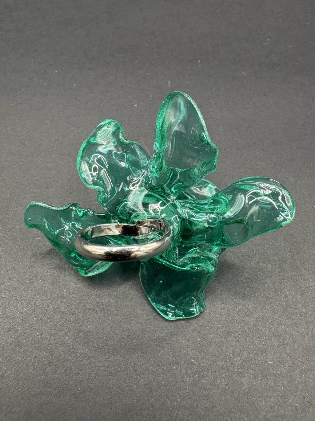 Anillo Magnolia Aguamarina