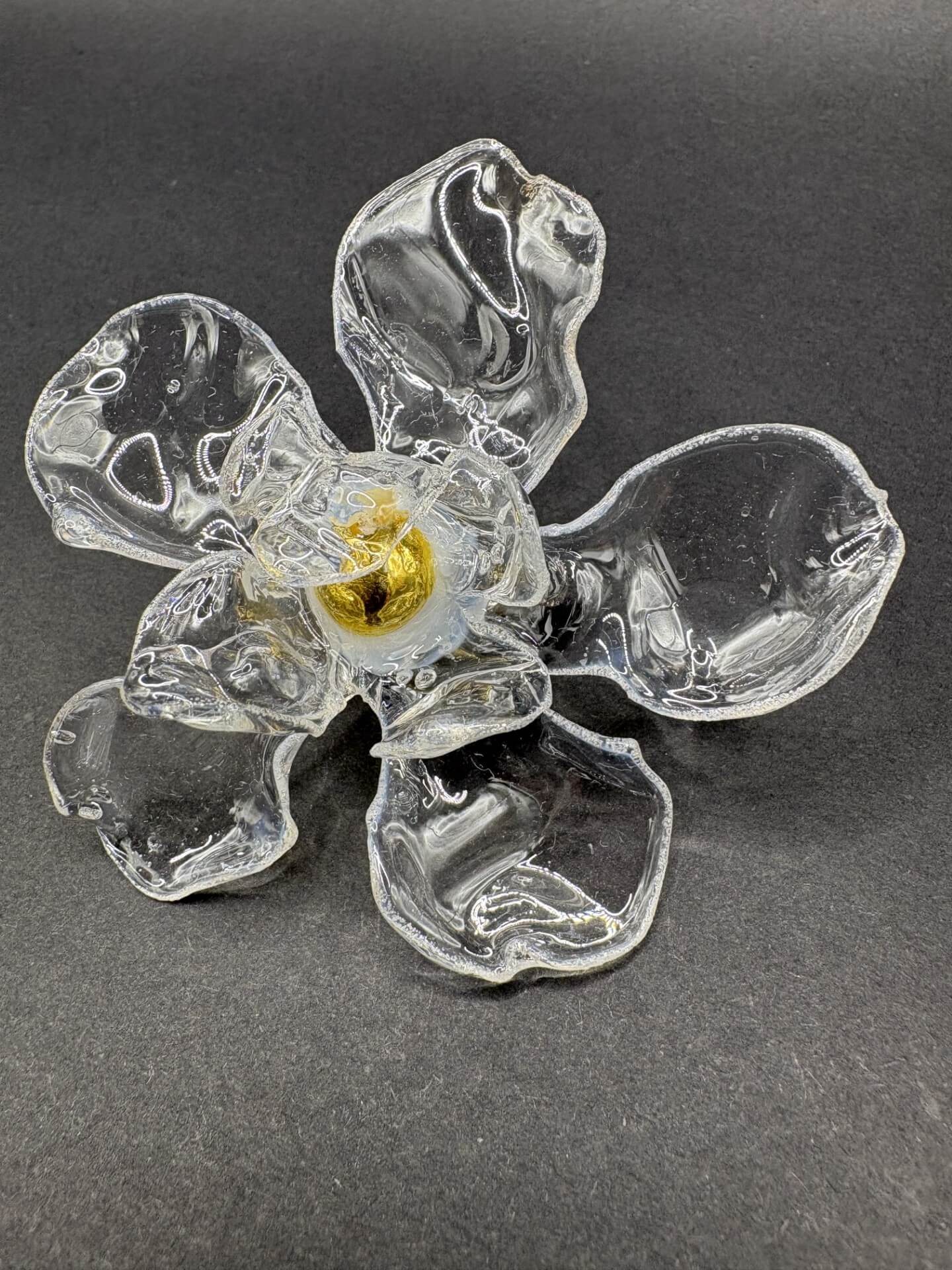 Anillo Caléndula transparente