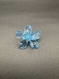 Anillo Magnolia azul transparente