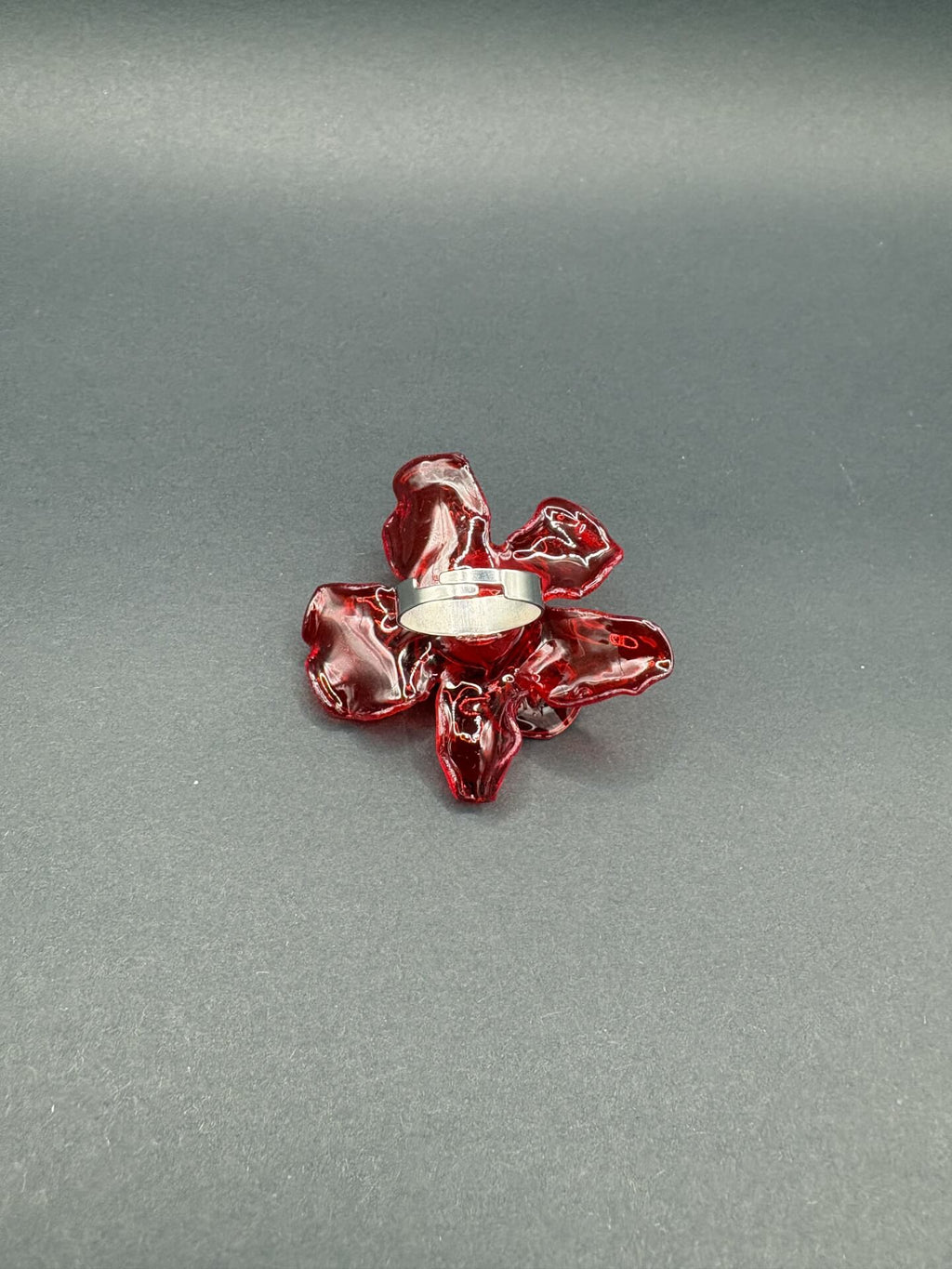 Anillo Magnolia Rojo