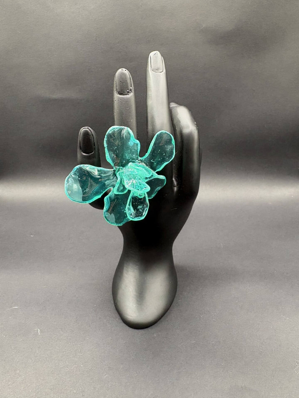 Anillo Magnolia Aguamarina