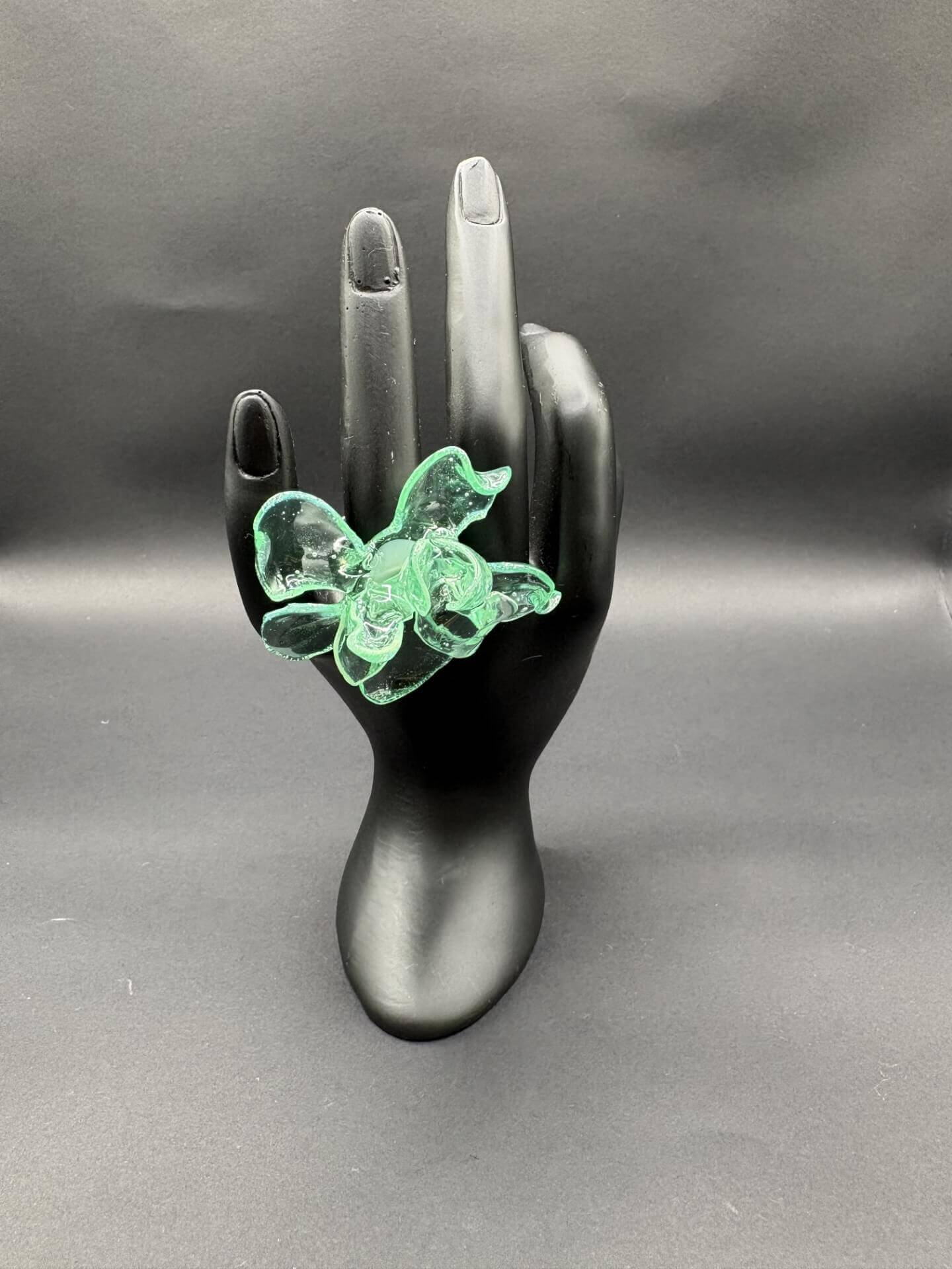 Anillo Magnolia Aguamarina