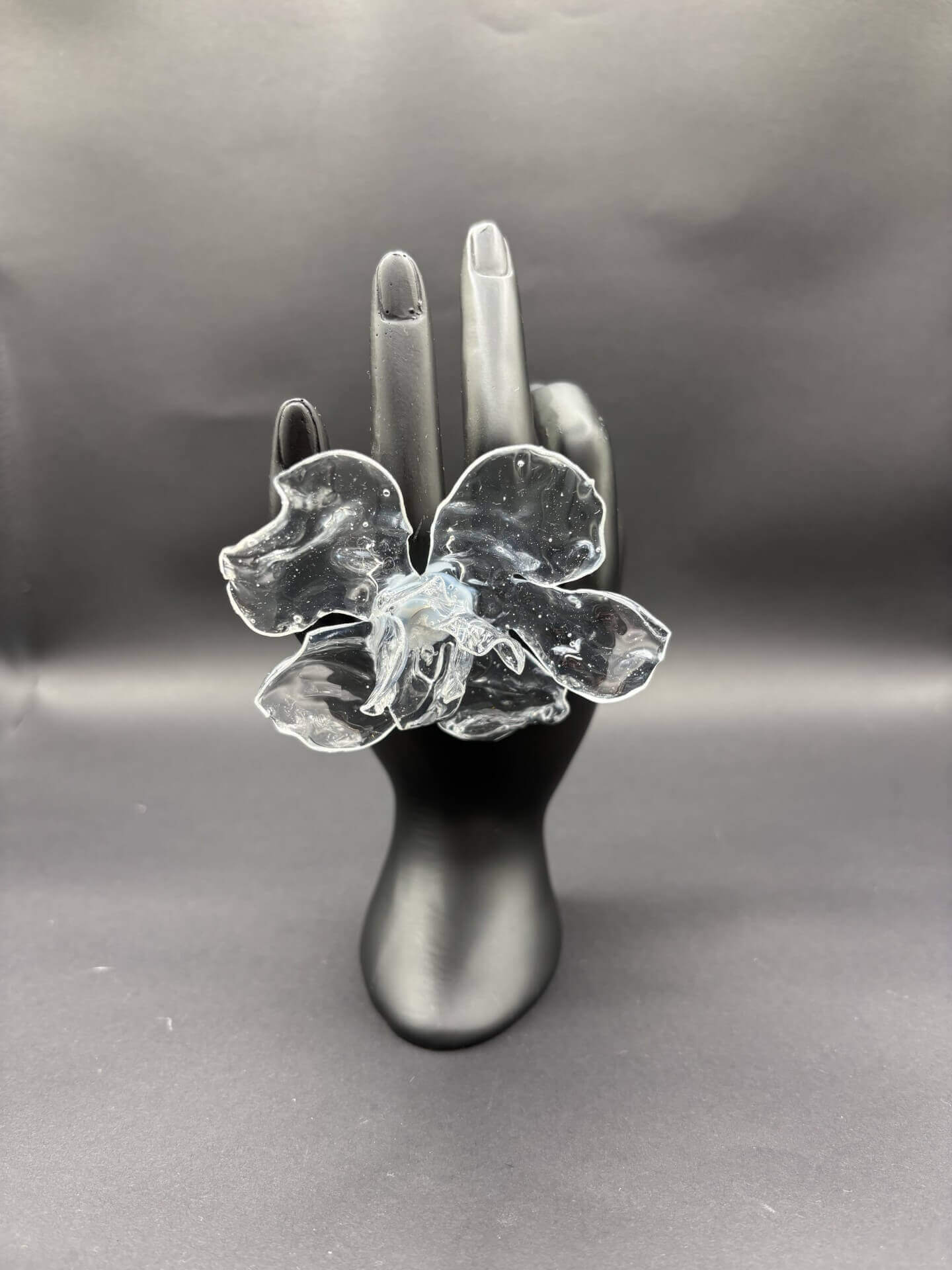 Anillo XXL transparente