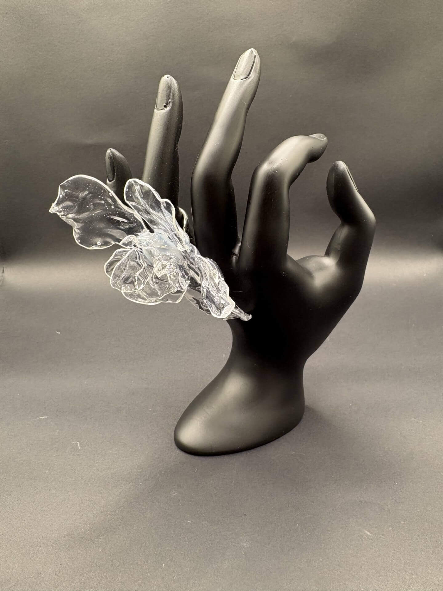 Anillo XXL transparente